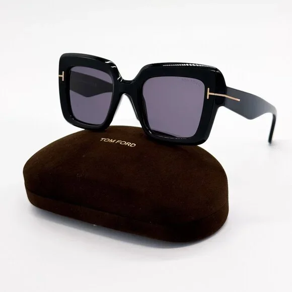 NEW TOM FORD SUNGLASSES ESME TF1157 01A BLACK WOMEN EYEWEAR  display picture 1